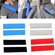2Pcs Car Safety Seat Belt Shoulder Pads Cover Cushion Harness Pad Protector New