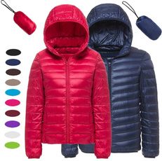 Winter Men and Women Fashion Lightweight Hooded Quilted Puffer Jacket