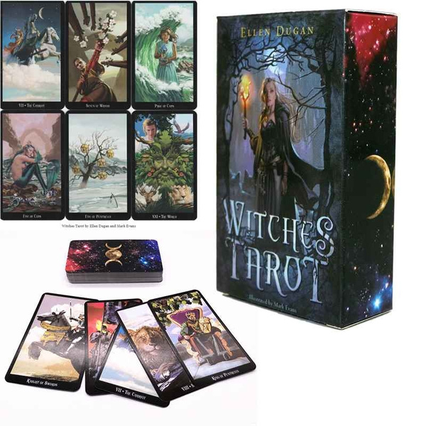 XYAM 78 Cards Rider-Waite Smith English Witch Tarot Deck Cards Table Poker Game Toys