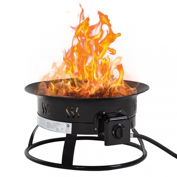 Outdoor Propane Gas Fire Pit Portable, Portable Gas Fire Pit Bowl
