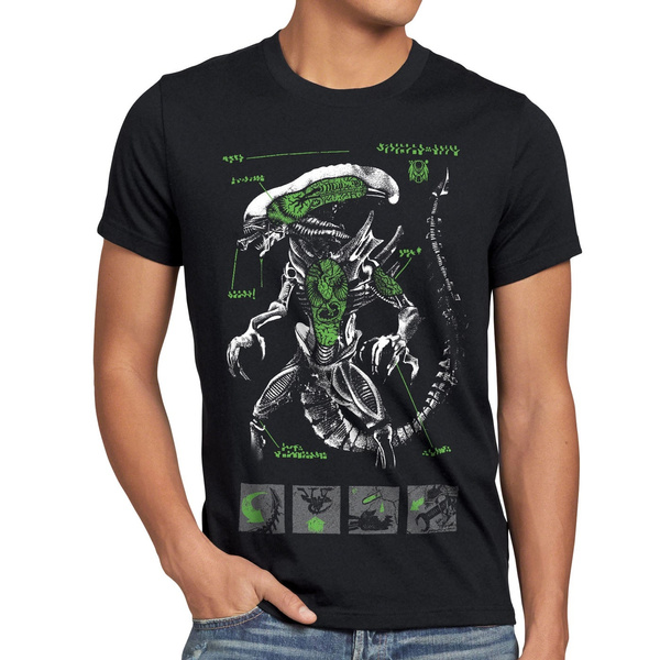 Xenomorph Alien T Shirt Alien Vs Predator Men s Tops Tees T Shirt