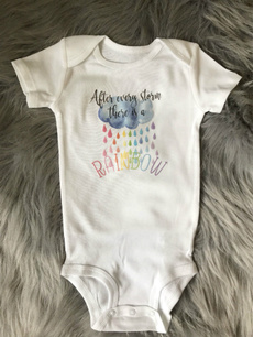 newbornoutfitsclothe, rainbow, Shorts, funnybabyromper
