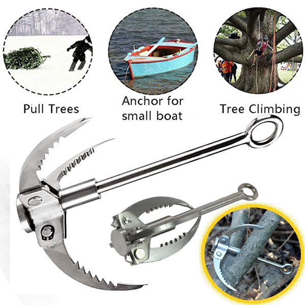 Grappling Hook Survival Folding Gravity Claw Climbing Carabiner