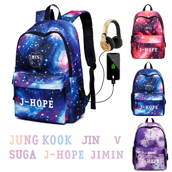 Bts on sale backpack galaxy