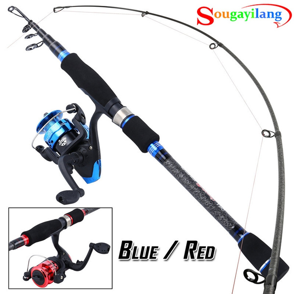 Fishing Rod and Reel Telescopic Carbon Fiber Spinning Fishing Rod with Reel  Set Travel Beginner Fishing Novice Fisher