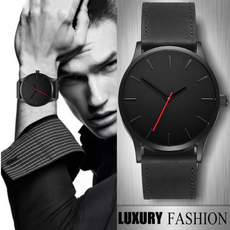 quartz, leather, quartz watch, Watch