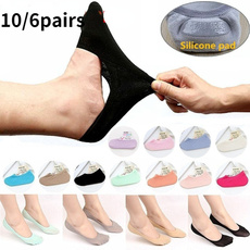 non-slip, boatsock, Cotton Socks, lowcutsock