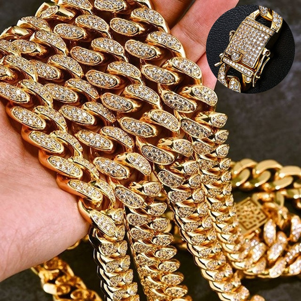 Gold plated deals hip hop jewelry