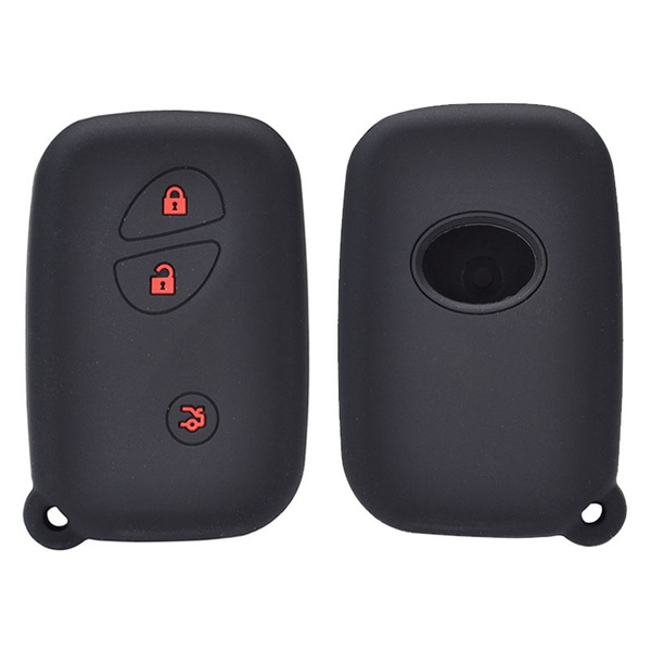 XUKEY 3 Button Silicone Car Key Cover Remote Fob Case For Lexus IS250 GS300 IS220 LS460 RX350 RX450h CT200h Shell Jacket Protector 
