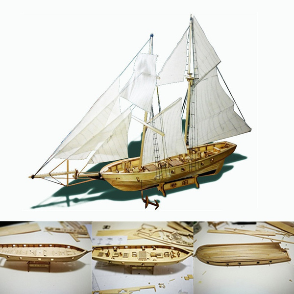 Assembling Building Kits Ship Model Wooden Sailboat Kits Model Assembled Wooden Kit Diy Model Home Decoration Boat Toy For Kids Wish