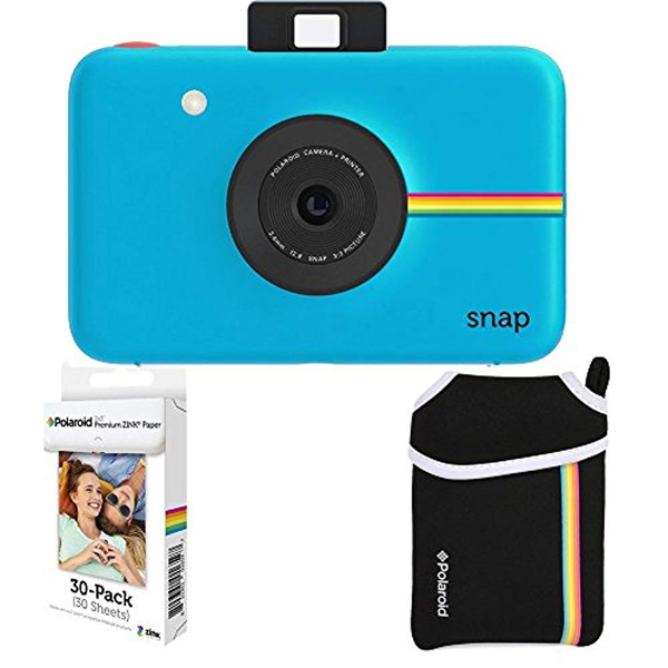  Zink Polaroid Snap Instant Digital Camera (Blue) with