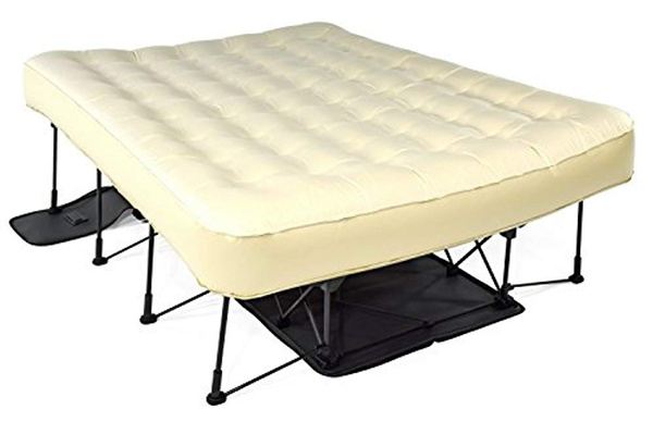 Ivation Ez Bed Queen Air Mattress, Camping Bed Frame Queen
