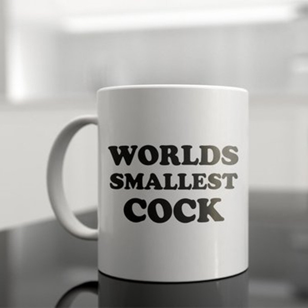 SillySips World's Smallest Cock Funny Coffee Cup