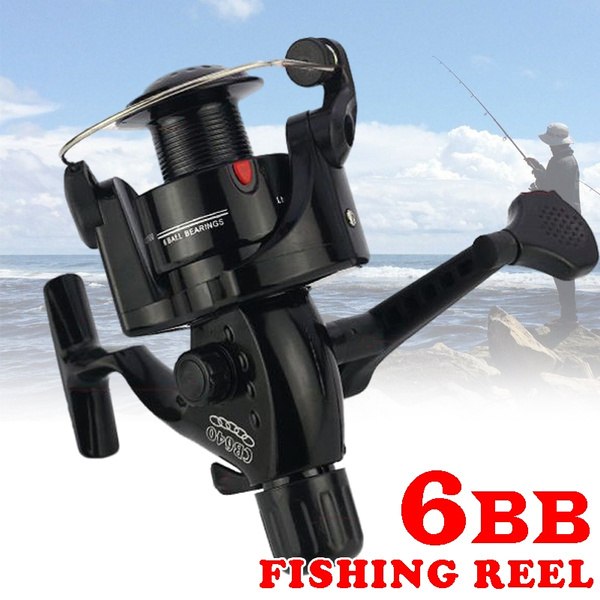 PULLINE CB640 Spinning Fishing Reel 6BB Right Left Handle Anti Corrosion  Distant Wheel for Sea Fishing Saltwater Accessories