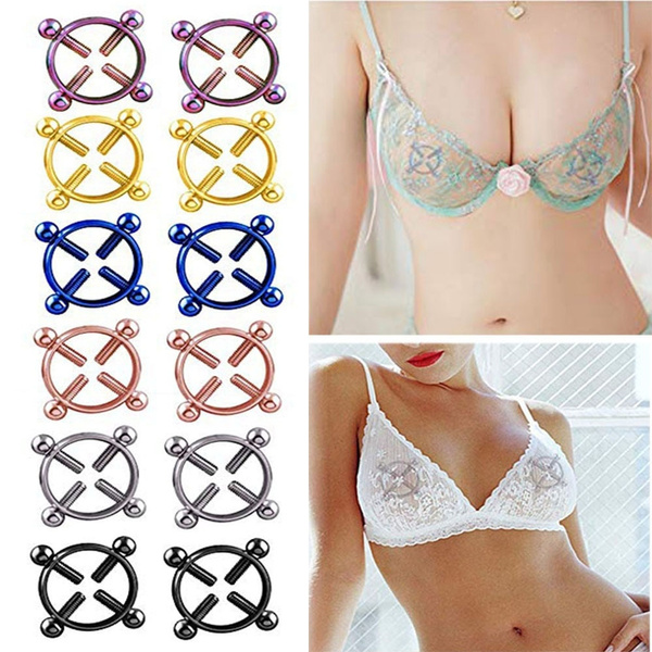 Fake nipple hot sale piercing bra