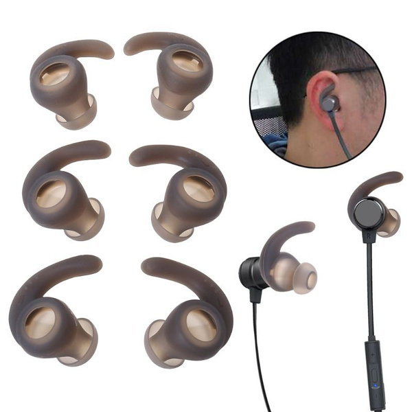 3 Pairs Silicone In-Ear Earbud Covers Silicone case Ear Tips Replacement  Anti-Slip With Ear Hook for JBL T280BT Sports Bluetooth Headset Earphone  TLN | Wish