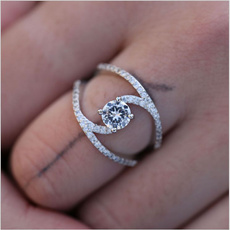 Fashion, anniversarycelebration, wedding ring, Sterling Silver Ring