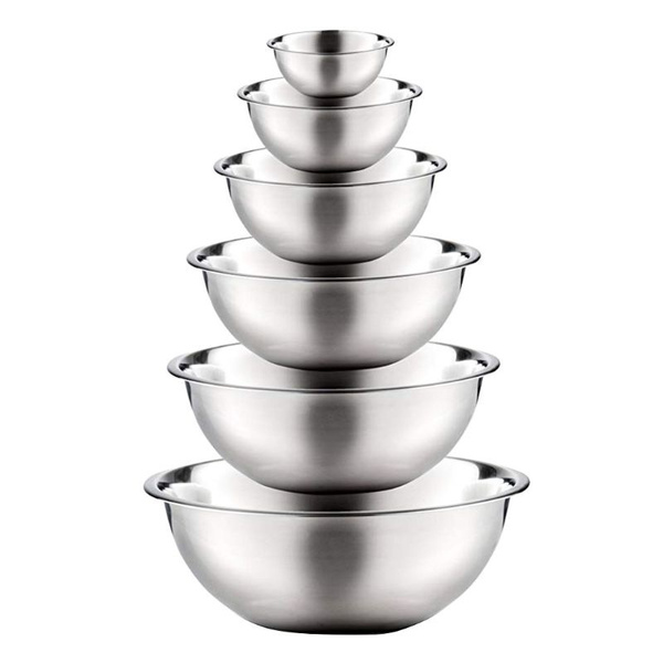 3 Quart Stainless Steel Mixing Bowl Polished Mirror Finish Nesting Bowl