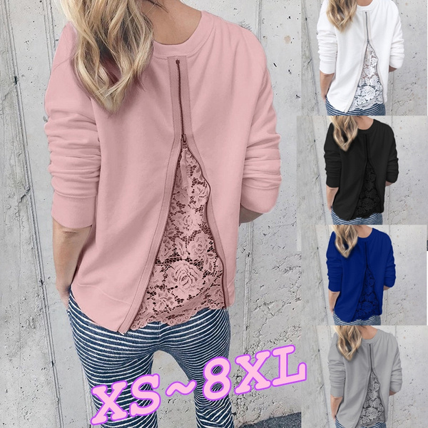 shirts with zippers for women