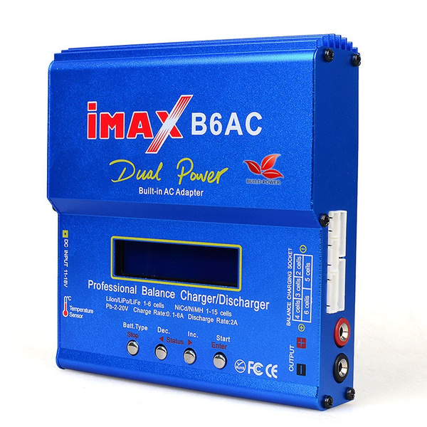 iMAX B6AC 80W LiFe Lipo NiMH Battery Balance Charger Built-in Power Supply 