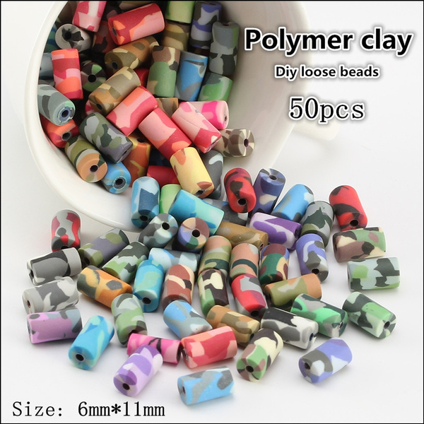 Clay Beads Charm Bracelet Jewelry Handmade Soft Pottery Necklace DIY  Accessories