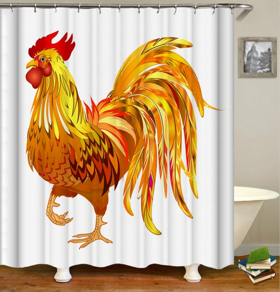 rooster bathroom decor