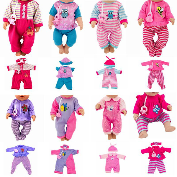 Various Doll Clothes Party Dresses Suitable for 18inch Dolls and 43cm