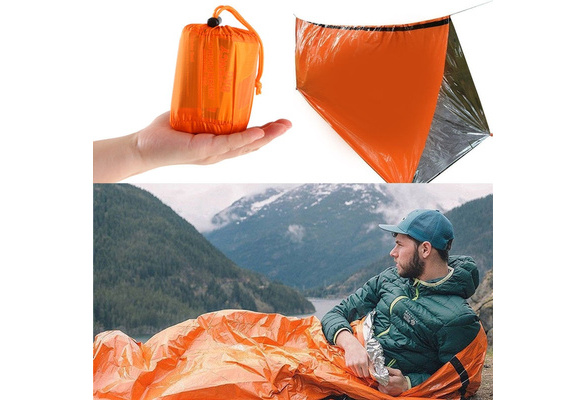 Outdoor Sleeping Bag Camping Hiking Emergency Ultralight Waterproof Adult Travel