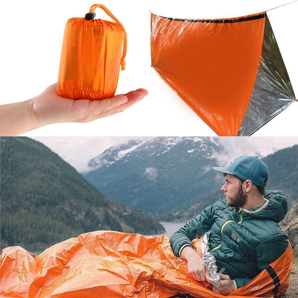 Outdoor Sleeping Bag Camping Hiking Emergency Ultralight Waterproof Adult Travel 