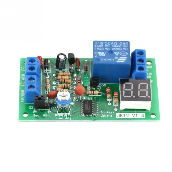DC 12V LED Display Countdown Timing Timer Delay Turn OFF Relay Switch