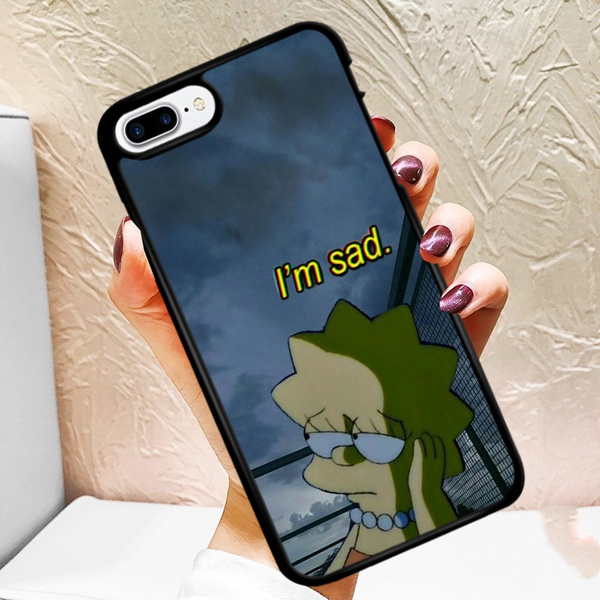 The Simpsons I'm Sad Phone Cover for Samsung A8 A7 A5 A3 2016 2017 2018 S9 S9Plus S8 S8Plus iPhone 7 7Plus 8 8Plus X XS XR XS Max Phone Back Cover The Simpsons I'm Sad Phone Cover for Samsung A8 A7 A5 A3 2016 2017 2018 S9 S9Plus S8 S8Plus iPhone 7 7Plus 8 8Plus X XS XR XS Max Phone Back Cover