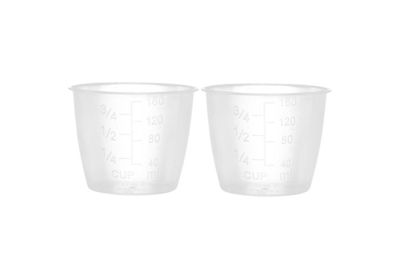 2Pcs Rice Measuring Cups Clear Plastic Kitchen Rice Cooker Replacement_Cups