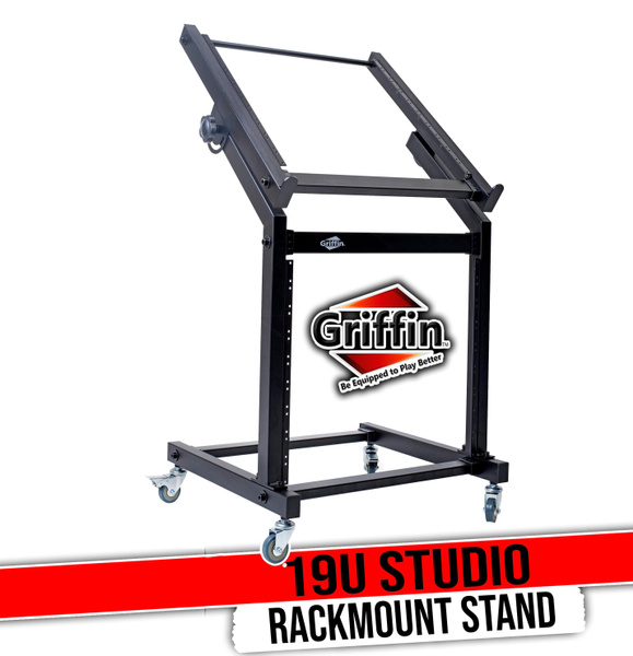 Rack Mount Rolling Stand & Adjustable Mixer Platform Rails by GRIFFIN ...