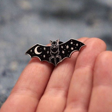 Creature of The Night Bat Enamel Pin Badge