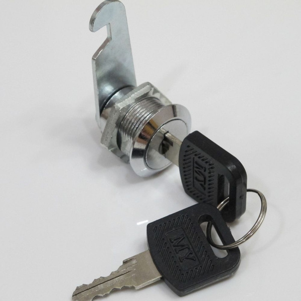Drawer Cam Lock File Cabinet Mailbox Hardware Locks Thread Cylinder Lock 2 Keys 