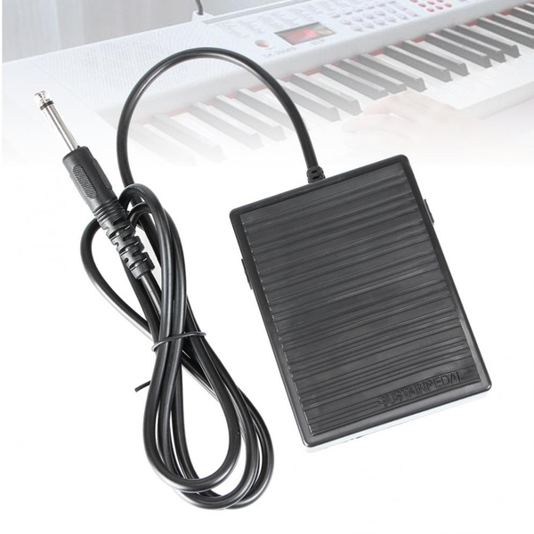 Professional TB200 Black Steel Sustain Pedal Universal Foot Switch ...