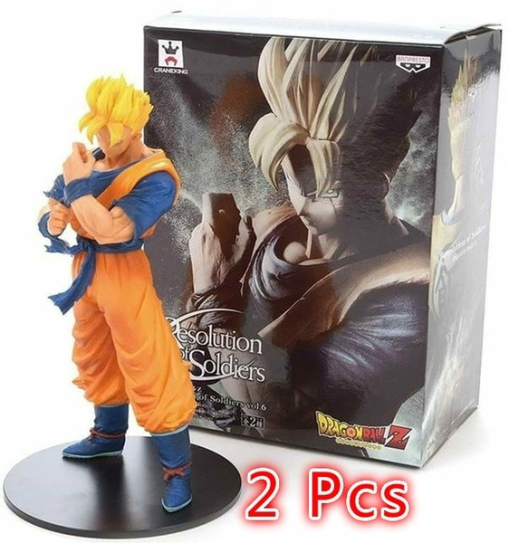 Action Figures Goku Super Saiyajin Dragon Ball Z Heros in Box