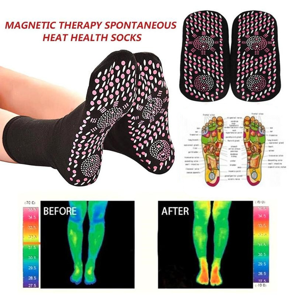 Relief Pain Cotton Magnetic Therapy Foot Care Feet Comfort Self Heating Socks 