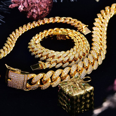 golden, DIAMOND, Jewelry, Chain