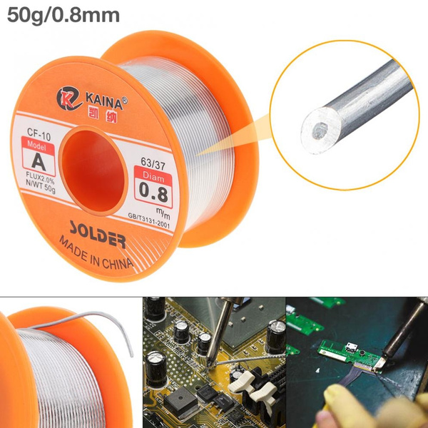 Rosin Core Solder 1mm YI LIN 60/40 Solder Wire – 1mm Diameter, 50g, Rosin Core For Electrical Soldering Tin Lead Solder Wire
