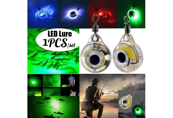 Fishing Lights Night Fluorescent Glow LED Underwater Light Lure for  Attracting Fish