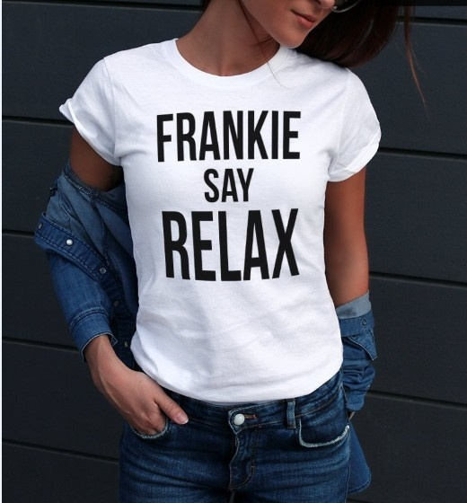 frankie say relax shirt friends