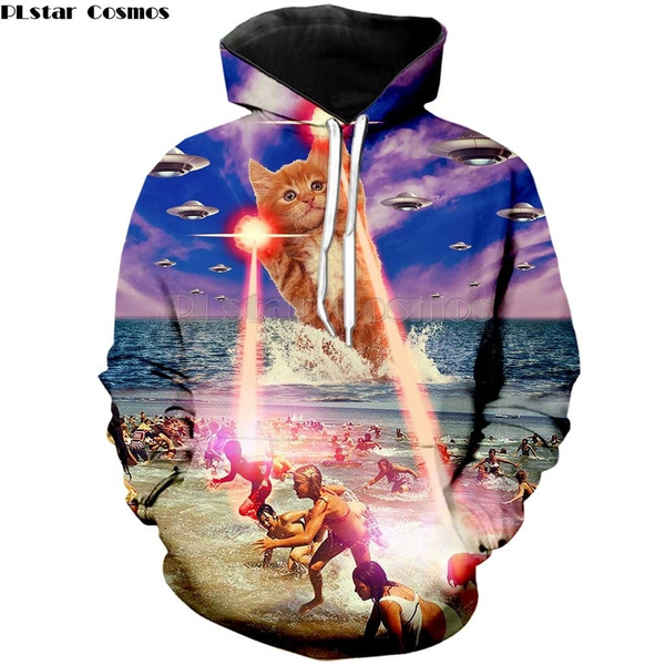 Lightning discount cat sweatshirt