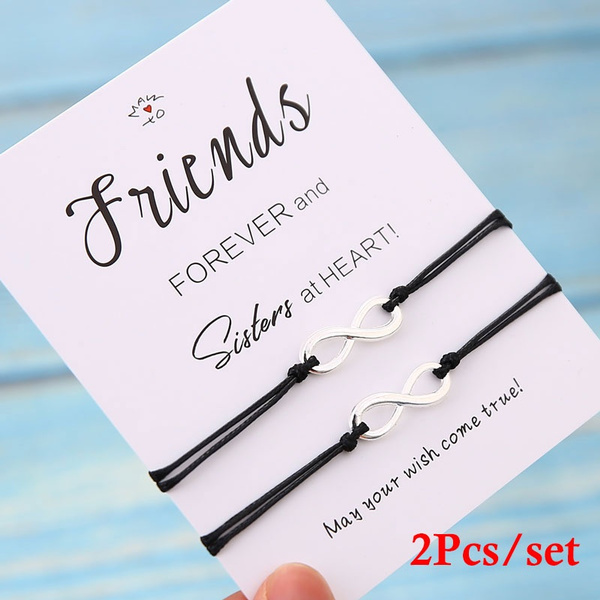 Best Friend Birthday Gift, Friendship Bracelet with Pearl, Gift Idea for  Her, Infinity Bracelet, Stackable Bracelet Gift for Her