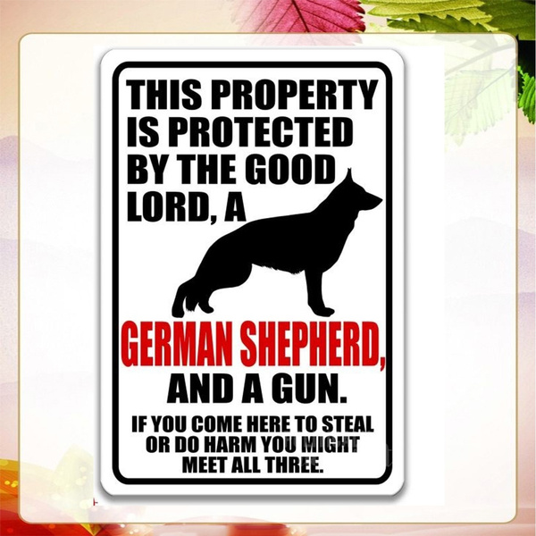 funny german shepherd warning signs