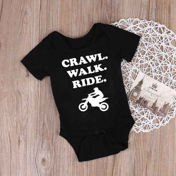 baby motorcycle onesie