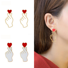 Heart, Jewelry, Stud Earring, women earrings