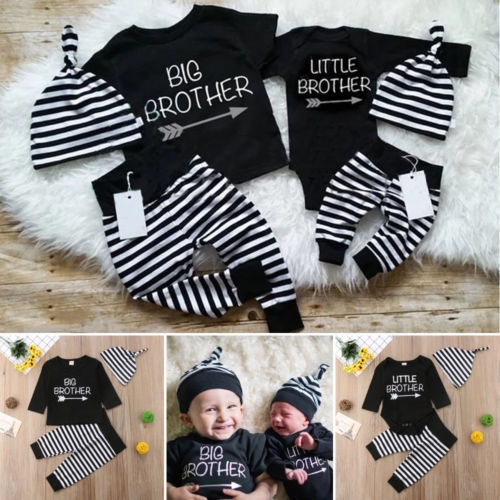 Baby boy and big brother hot sale matching outfits