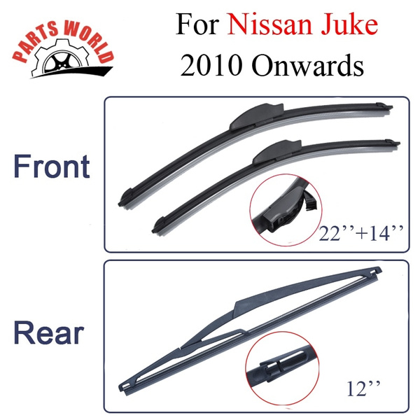Nissan Juke 2010-2017 UNIVERSAL windscreen wiper blades 22" 14" 