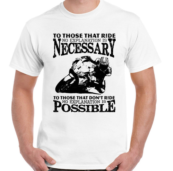 To Those Who Ride Mens Funny Biker T-Shirt Motorbike Motorcycle Superbike |  Wish